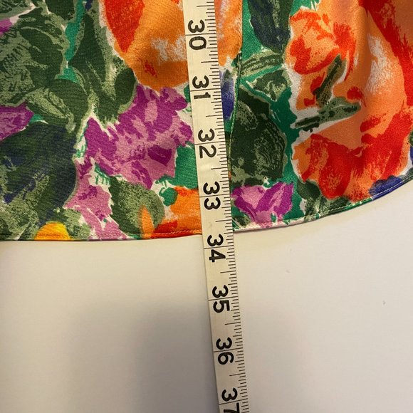 VICTORIA’S SECRET Chemise Nighty Gown Floral Silky Slip Vintage Gold Label FLAW - Picture 10 of 10